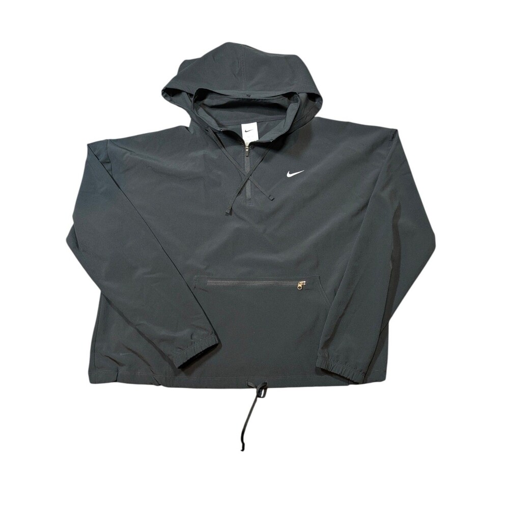 Nike Women's Black Dri Fit Pro Half Zip Packable Jacket Size Large DD6279-010